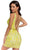 Primavera Couture 3825 - Beaded V-Neck Fitted Cocktail Dress Special Occasion Dress