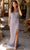 Primavera Couture 3919 - Beaded Fringed V-Neck Prom Dress Special Occasion Dress 000 / Perriwinkle