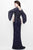 Primavera Couture - Stunning Two-Tone Sequin Embellished Long Gown with Batwing Sleeves 1424 Mother of the Bride Dresses