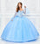 Princesa by Ariana Vara PR11941 - Beaded Bell Sleeve Ballgown Special Occasion Dress