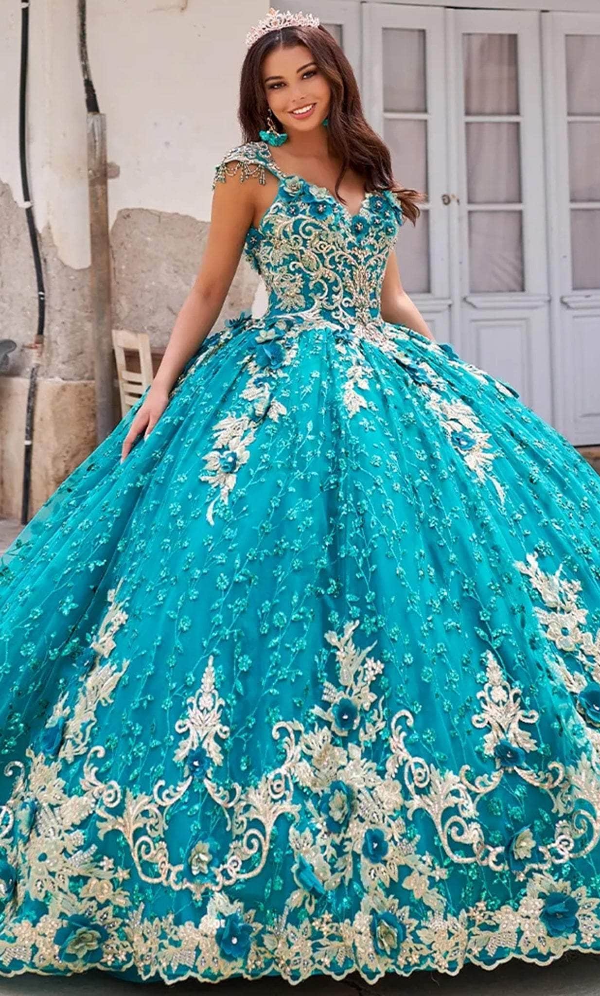 Princesa by Ariana Vara PR30088 - Sweetheart Embellished Ballgown 20 / Jade/Gold - Shop Princesa by Ariana Vara Dresses On Couture Candy at Princesa by Ariana Vara PR30088 - Sweetheart Embellished Ballgown 20 / Jade/Gold - Shop Princesa by Ariana Vara Dresses On Couture Candy at