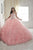 Quinceanera Collection - 26845 Crystal Beaded Ruffle Organza Ballgown Special Occasion Dress 0 / Pink
