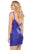 Rachel Allan - 40016 Sleeveless Plunging Back Luster Satin Mini Dress Homecoming Dresses