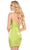 Rachel Allan - 40016 Sleeveless Plunging Back Luster Satin Mini Dress Homecoming Dresses