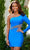 Rachel Allan 40176 - Asymmetric Fringed Accent Cocktail Dress Cocktail Dresses 00 / Royal