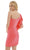 Rachel Allan - 50061 Asymmetric Fit Sheath Short Dress Homecoming Dresses
