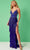 Rachel Allan 70322 - V-Neck Tiered Fringed Prom Gown Special Occasion Dress 00 / Royal