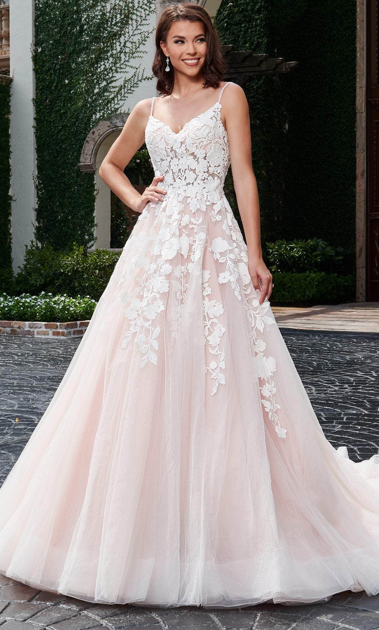 Rachel Allan Bridal RB5012 - Embroidered Floral Long Gown Couture Candy Rachel Allan Bridal RB5012 - Embroidered Floral Long Gown Couture Candy