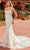Rachel Allan M821 - Lace Mermaid Bridal Gown with Cape Special Occasion Dress