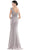 Rina Di Montella - Embroidered Faille Sheath Dress RD2718 - 1 pc Light Mauve In Size 10 Available CCSALE 10 / Light Mauve