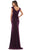 Rina di Montella RD2824 - Cap sleeve Faux Wrap Formal Gown Formal Gowns
