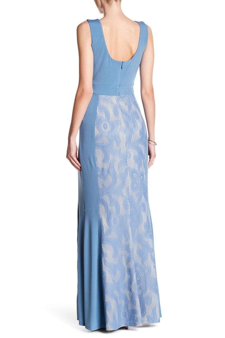 Sangria - DWHGC93 Sleeveless Lace Panel Gown Couture Candy Sangria - DWHGC93 Sleeveless Lace Panel Gown Couture Candy