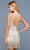 SCALA - 60254 Sequin Fringe Hem Short Dress Cocktail Dresses