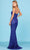 SCALA - 60291 Sequin Strapless Long Gown Prom Dresses