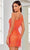 SCALA 60307 - One-Shoulder Sleeve Sequin Cocktail Dress Special Occasion Dress