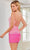 SCALA 60328 - Beaded Ombre Cocktail Dress Special Occasion Dress