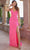 SCALA 60396 - Sleeveless Crisscross Back Prom Gown Special Occasion Dress 000 / Fuchsia
