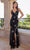 SCALA 60407 - Star-Motif Sequined Sheath Gown Evening Dresses