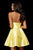 Sherri Hill - 52379 V Neck Spaghetti Straps A-Line Satin Short Dress Special Occasion Dress