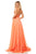 Sherri Hill - 52818 Long Appliqued Illusion Midriff Chiffon Dress Evening Dresses