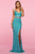 Sherri Hill - 53448 Two Piece Sequins Dress Prom Dresses 00 / Teal