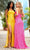 Sherri Hill - 54447 Full Sequin Strapless High Slit Gown Evening Dresses 0 / Candy Pink