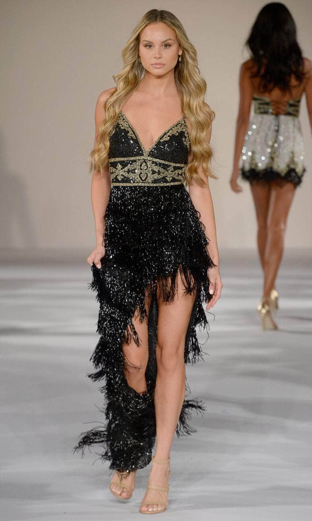 Sherri Hill 55080 - Fringe Dress Couture Candy Sherri Hill 55080 - Fringe Dress Couture Candy