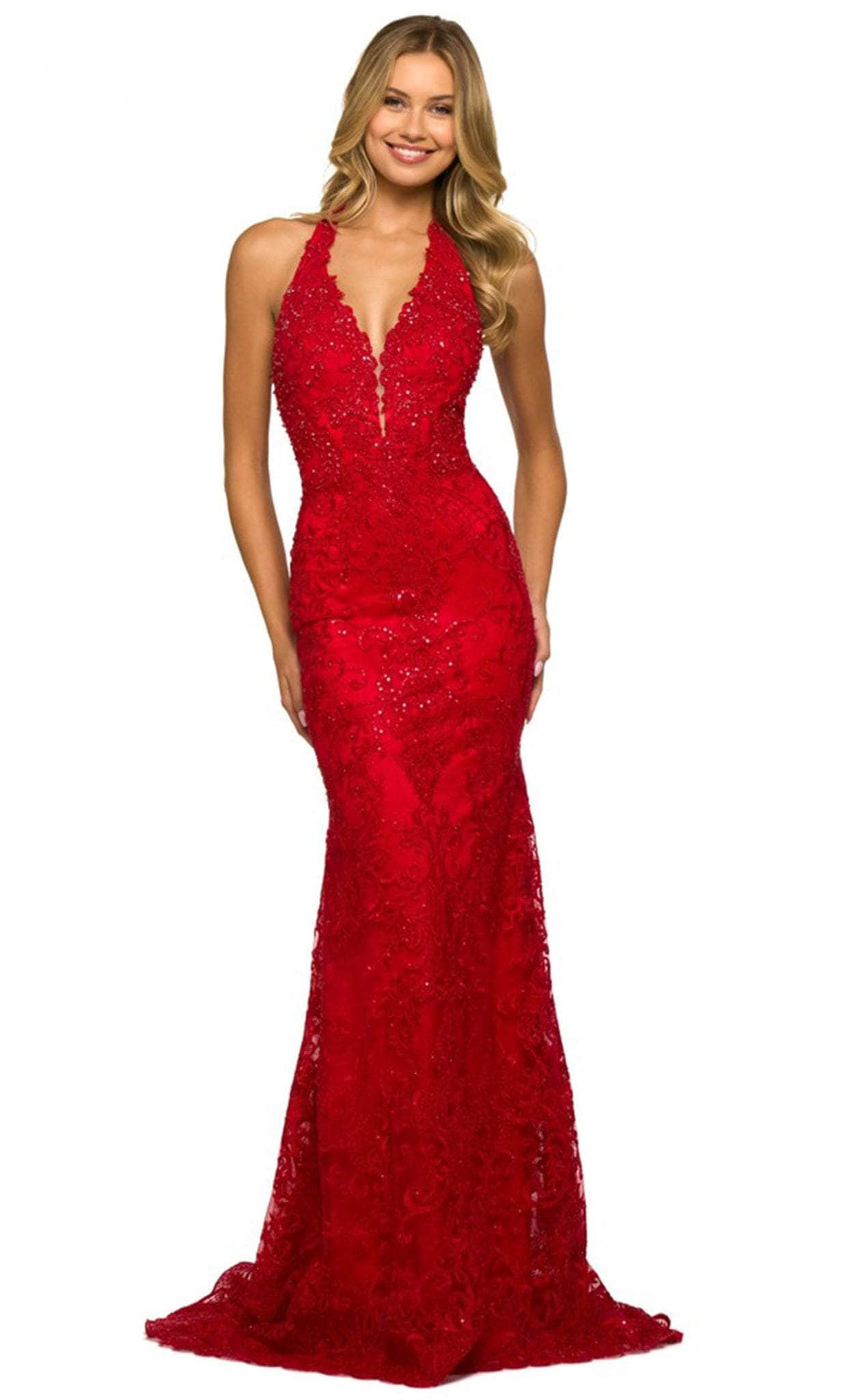 Sherri Hill 55392 - Halter Neck Embellished Prom Dress Sherri Hill 55392 - Halter Neck Embellished Prom Dress