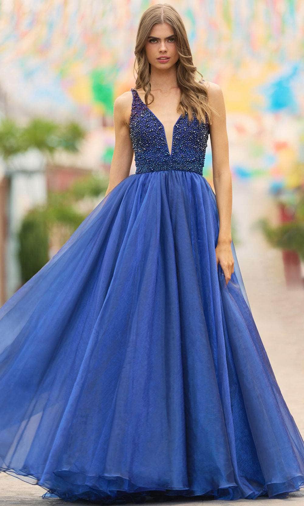 Sherri Hill 55567 - Fit and Flare Embellished Long Gown Sherri Hill 55567 - Fit and Flare Embellished Long Gown