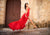 Sherri Hill - Sexy Lace-Up Back A-Line Long Evening Dress 51631 - 1 pc Red In Size 4 Available CCSALE 4 / Red