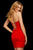 Sherri Hill - Strapless Neoprene Short Fitted Cocktail Dress 53071 - 2 pc Red in Sizes 0 and 6 Available CCSALE