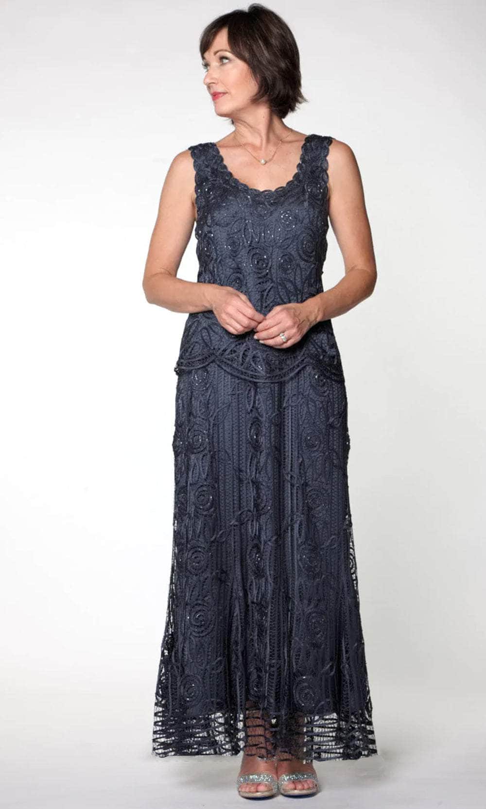 Soulmates C1067 Handmade Silk Collar Jacket Skirt Three Piece