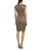 Sue Wong Cap Sleeve Sequined Cocktail Dress in Taupe N4405 -1 pc Taupe in Size 4 Available CCSALE 4 / Taupe