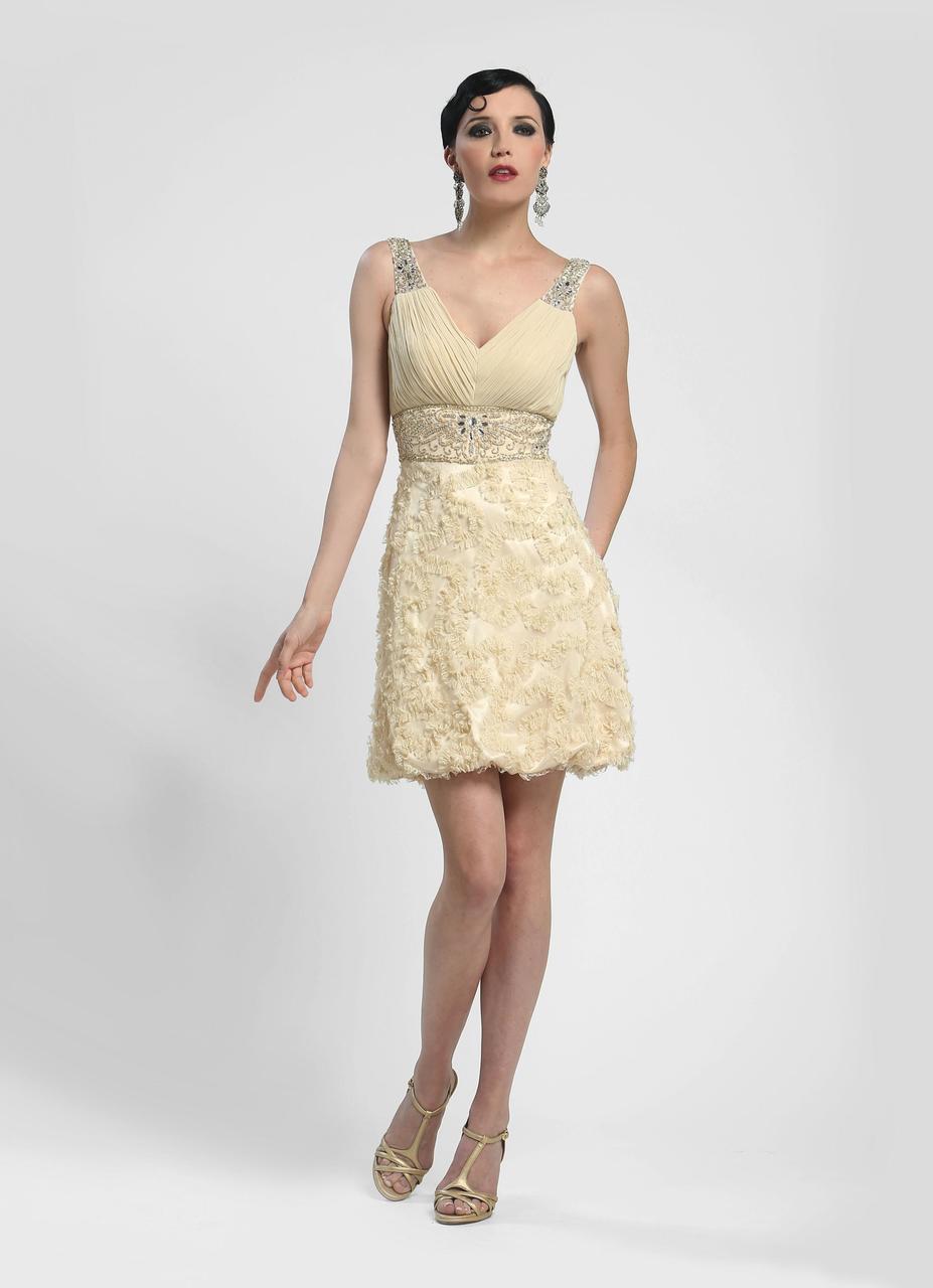 Sue Wong - Embellished V-Neck Column Dress N4172 Sue Wong - Embellished V-Neck Column Dress N4172