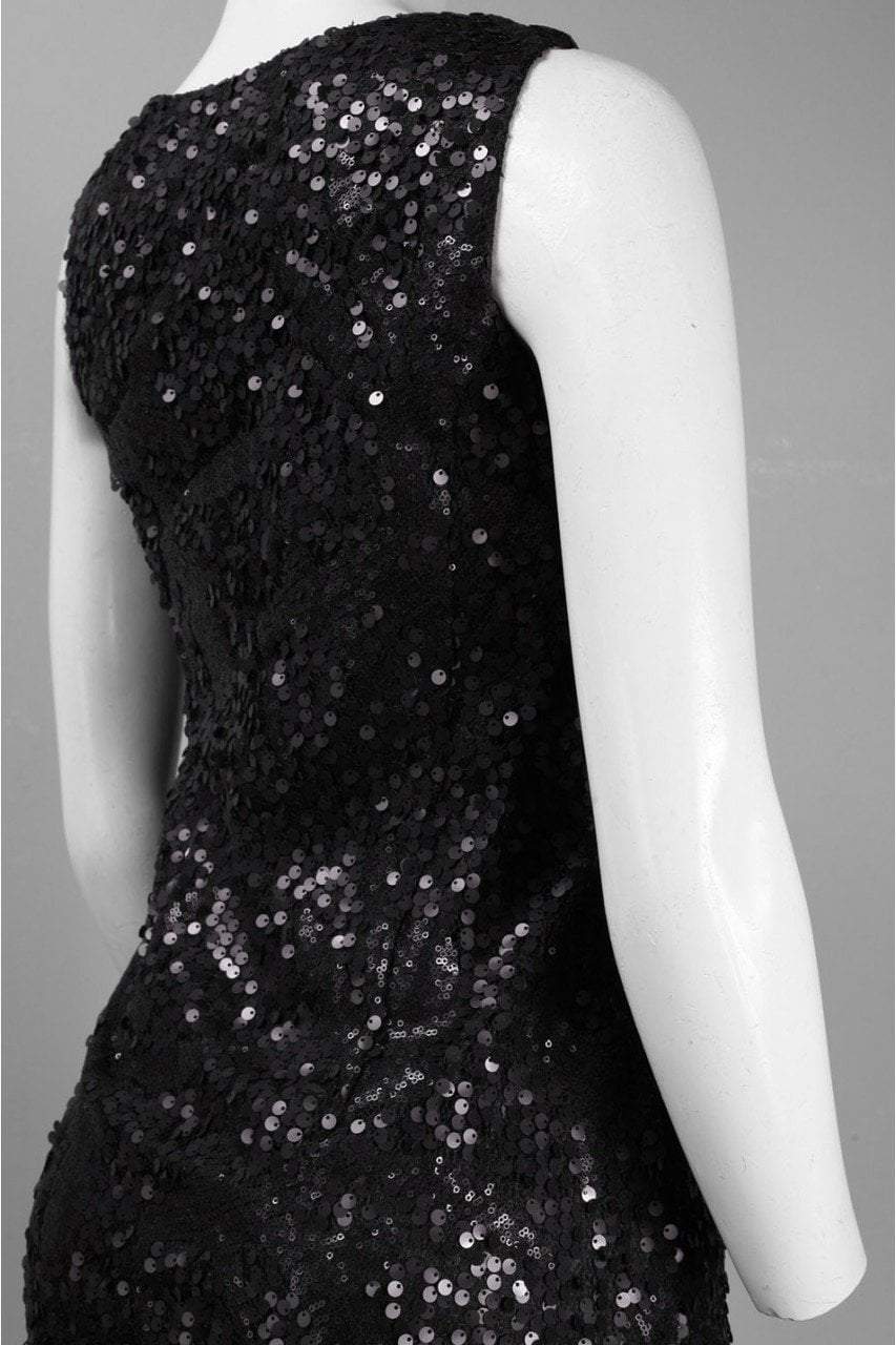 sue wong sequin dress Sue Wong Nocturne Beaded Sequin Cocktail Dress Womens 10 Black