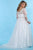 Sydney's Closet - SC5234 Long Sleeve Lace Embroidered Bridal Gown Wedding Dresses
