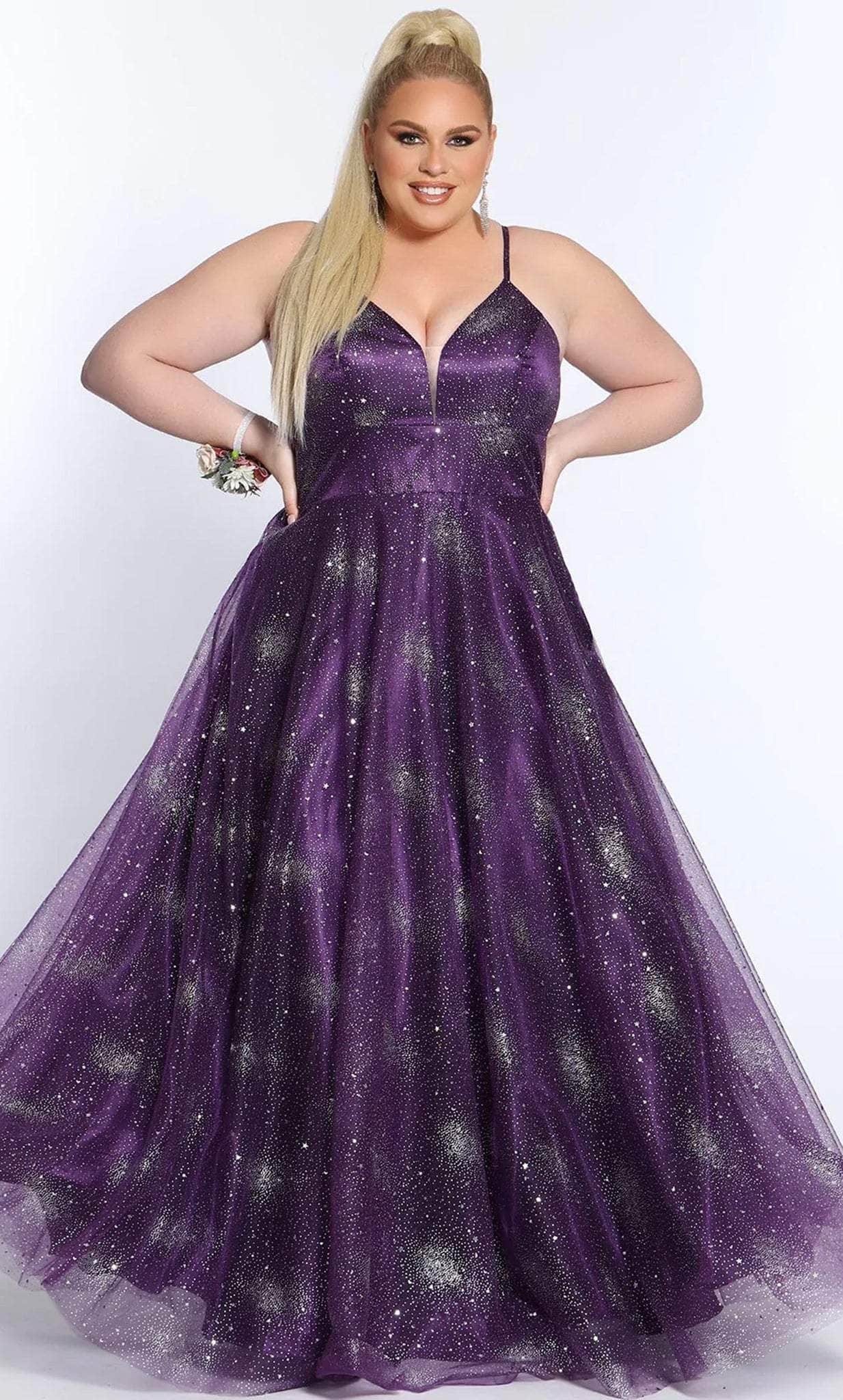 purple dress burlington coat factory formal dresses purple Lilac Square Neck A Line Sequined Long Formal Prom Dresses With Pearls Lilac / 18
