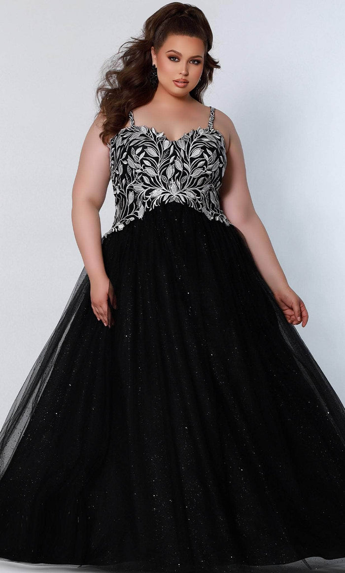 Sydney's Closet - SC7329 Sweetheart Prom Ballgown Prom Dresses 14 / Black