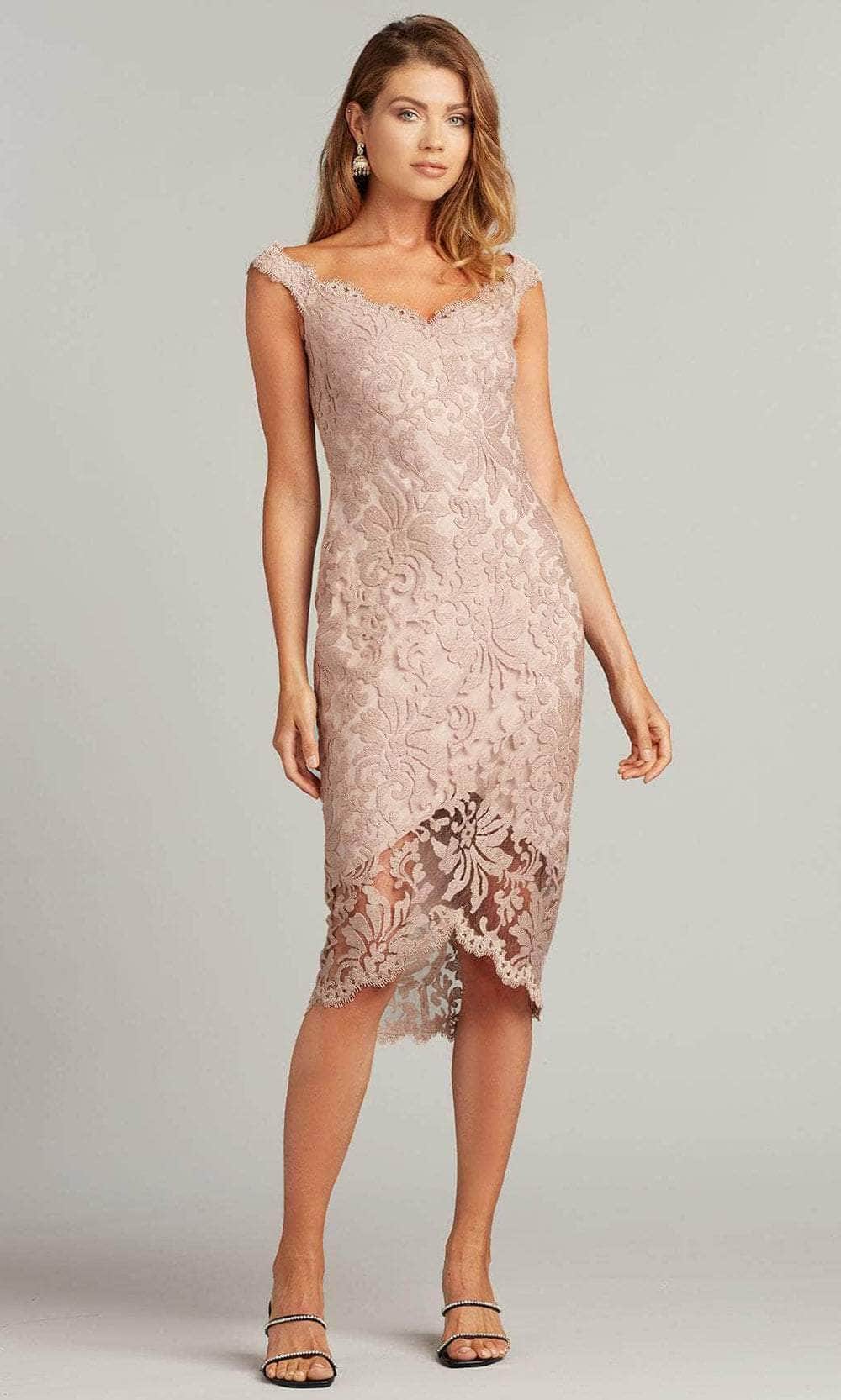 Tadashi Shoji 3K20118MD - Conder Embroidered Tulle Dress Tadashi Shoji 3K20118MD - Conder Embroidered Tulle Dress