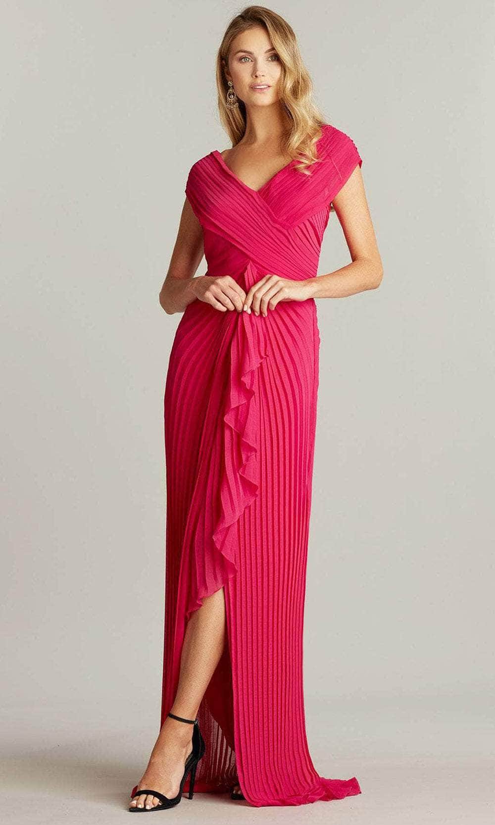 Tadashi Shoji 8J22070L - Tillyer Crinkle Chiffon Gown Couture Candy Tadashi Shoji 8J22070L - Tillyer Crinkle Chiffon Gown Couture Candy