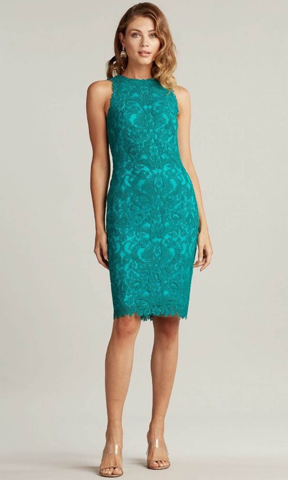 Tadashi Shoji ALX18233MX - Sleeveless Corded Embroidery Dress Couture Candy Tadashi Shoji ALX18233MX - Sleeveless Corded Embroidery Dress Couture Candy