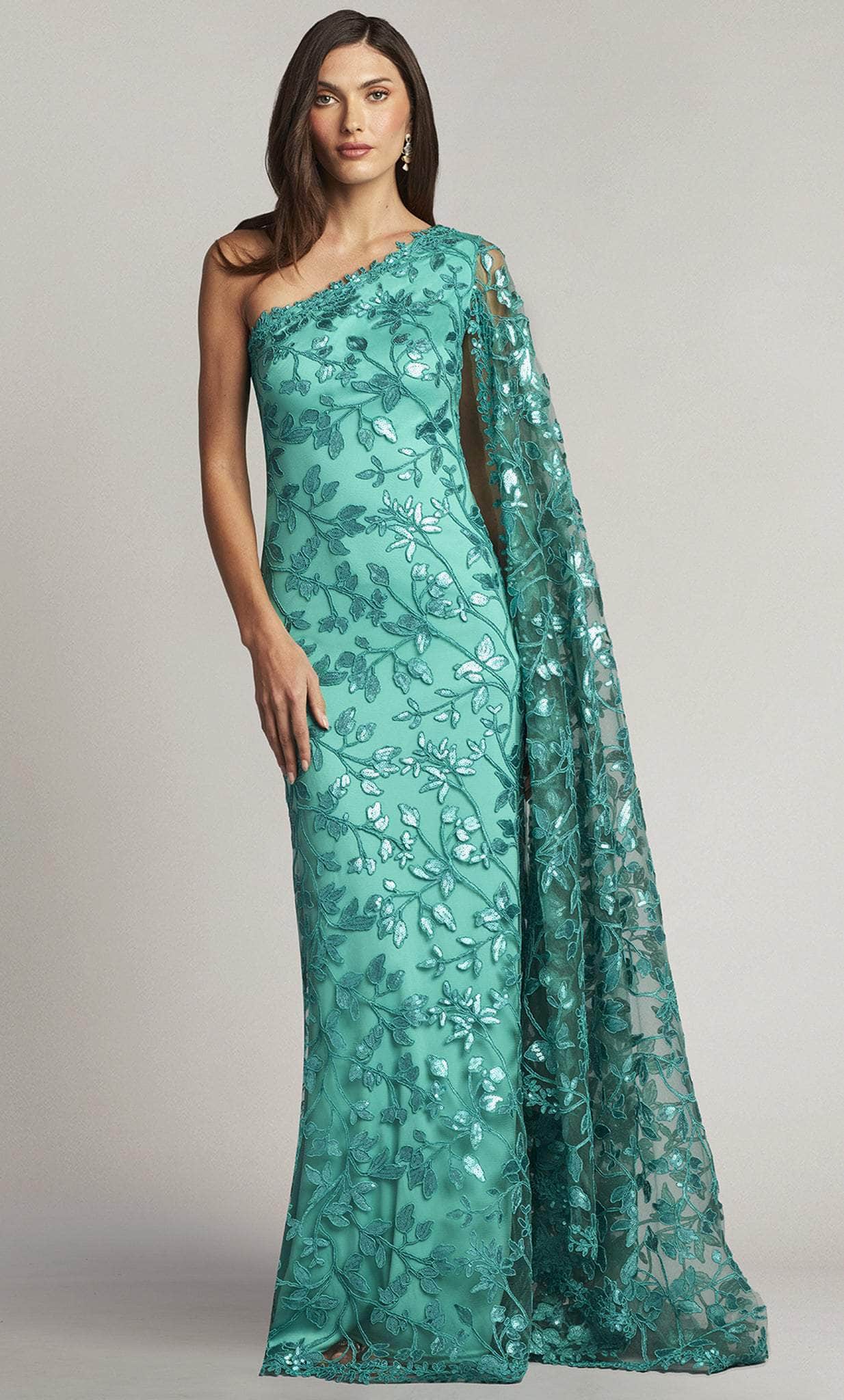 Tadashi Shoji CAJ23571L - Asymmetrical Neck Long Gown Couture Candy Tadashi Shoji CAJ23571L - Asymmetrical Neck Long Gown Couture Candy