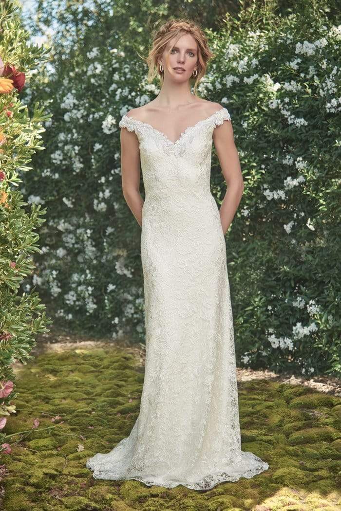 tadashi white lace dress Marise Sequin Embroidered Illusion Dress