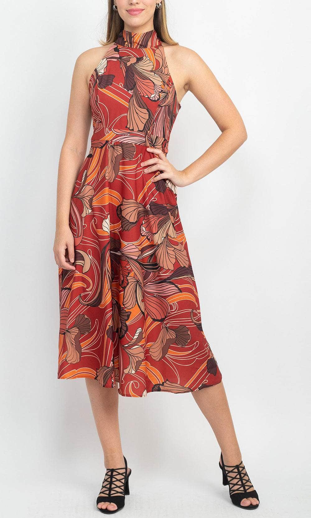 Tahari ASL 2PM036 - Sleeveless A-Line Casual Dress Tahari ASL 2PM036 - Sleeveless A-Line Casual Dress