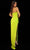 Tarik Ediz - 51151 Draped Satin Gown With Slit Prom Dresses
