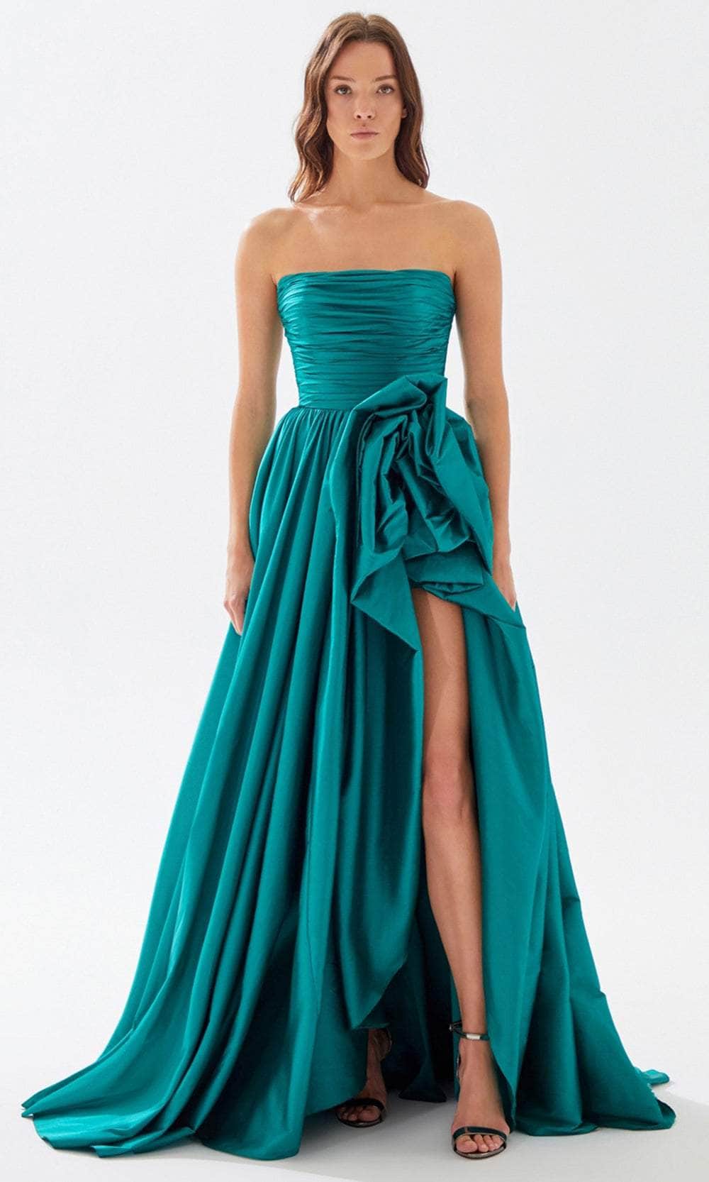 Tarik Ediz 52118 Prom Dress - Turquoise | NewYorkDress Tarik Ediz 52118 Prom Dress - Turquoise | NewYorkDress
