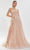 Tarik Ediz 52149 - Sweetheart Floral Evening Gown Special Occasion Dress 00 / Terracota