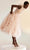 Tarik Ediz 98266 - Ruffled Tea-Length Evening Dress Prom Dresses