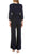 Taylor 1863M - Long Sleeve Jersey Pantsuit Formal Pantsuits