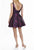 Terani Couture - 1822H7838 Floral Patterned Deep V-neck A-line Dress Special Occasion Dress